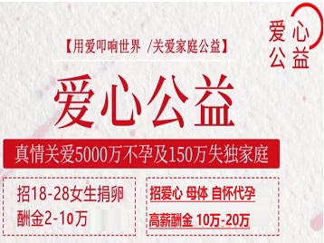 九寨沟捐卵助孕生子 爱心志愿者招募